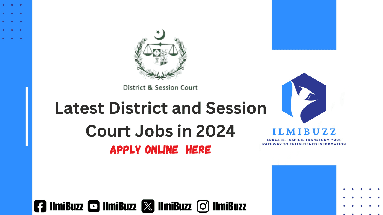 Latest District and Session Court Jobs in 2024