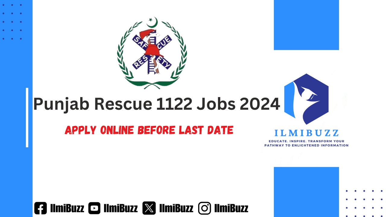 Punjab Rescue 1122 Jobs 2024