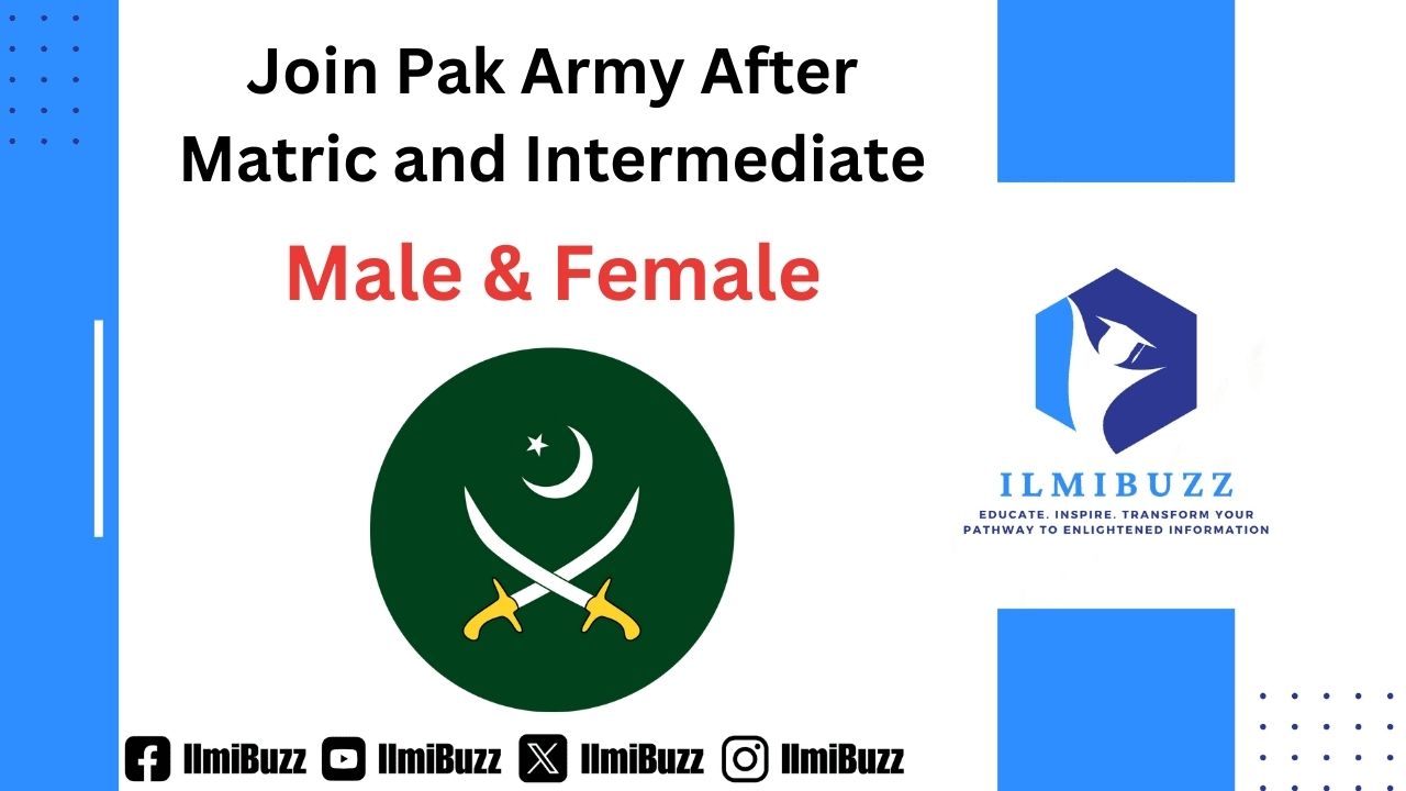 Join Pak Army after Matric – Pak Army Online Registration